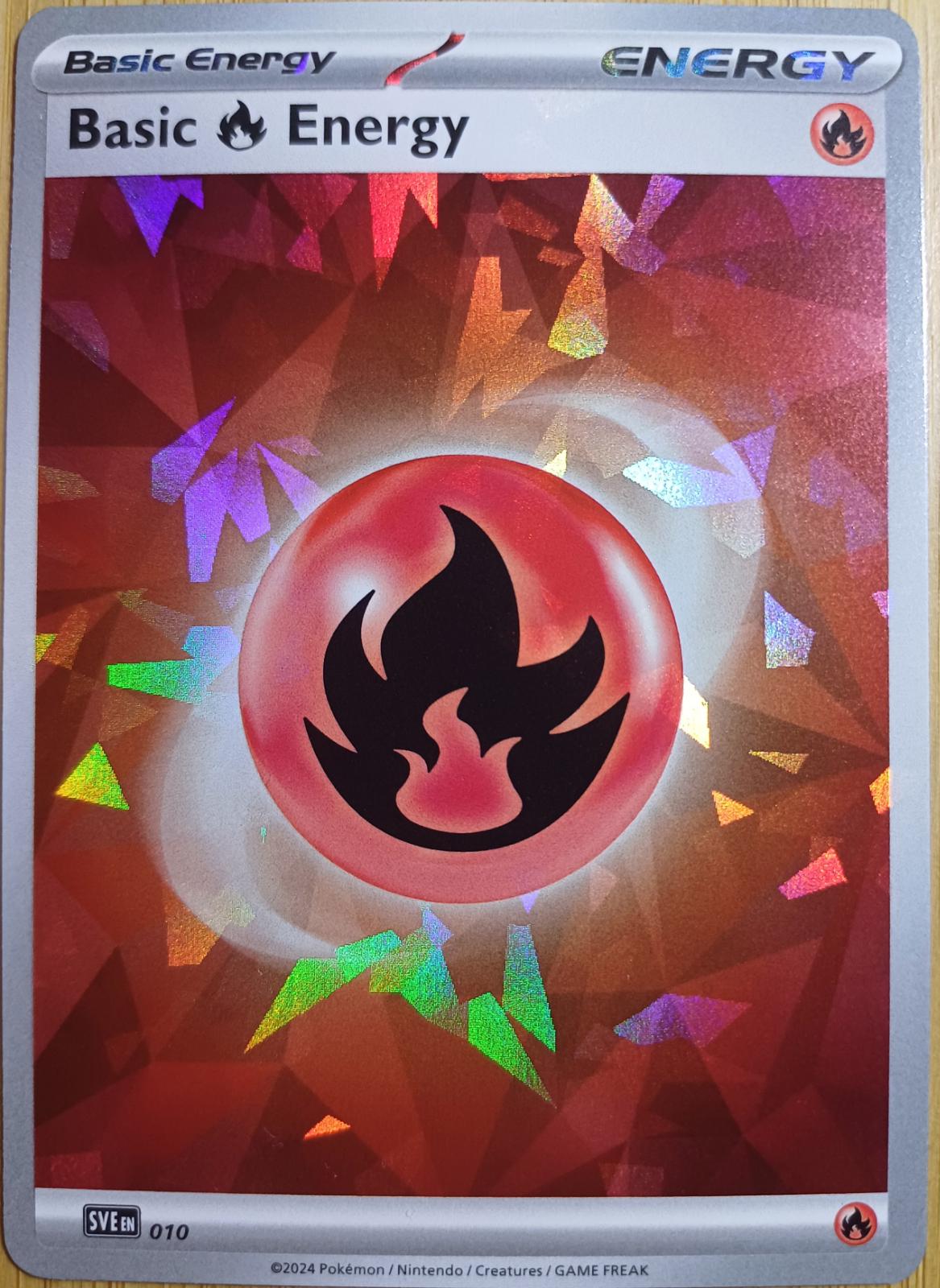 Scarlet & Violet Energy Basic Fire Energy [Ice-Cracked] Pokémon card